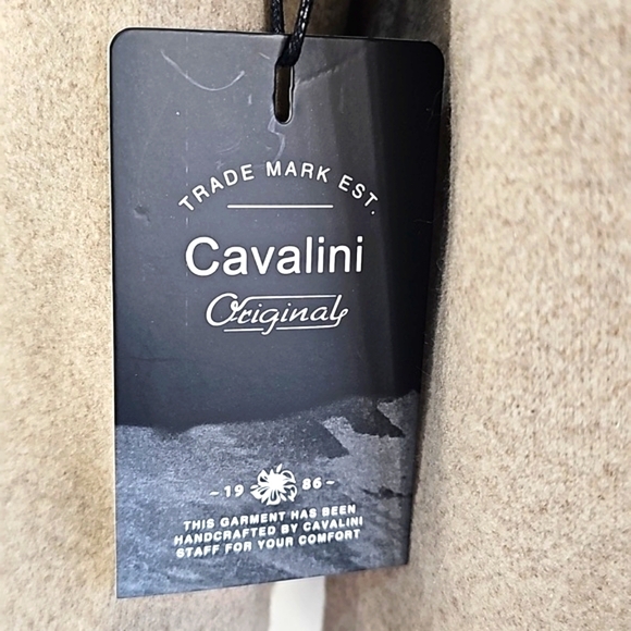 NWT Cavalini Original Jacket w Removable Hood, Snap Closures, XL. Camel - Picture 9 of 11